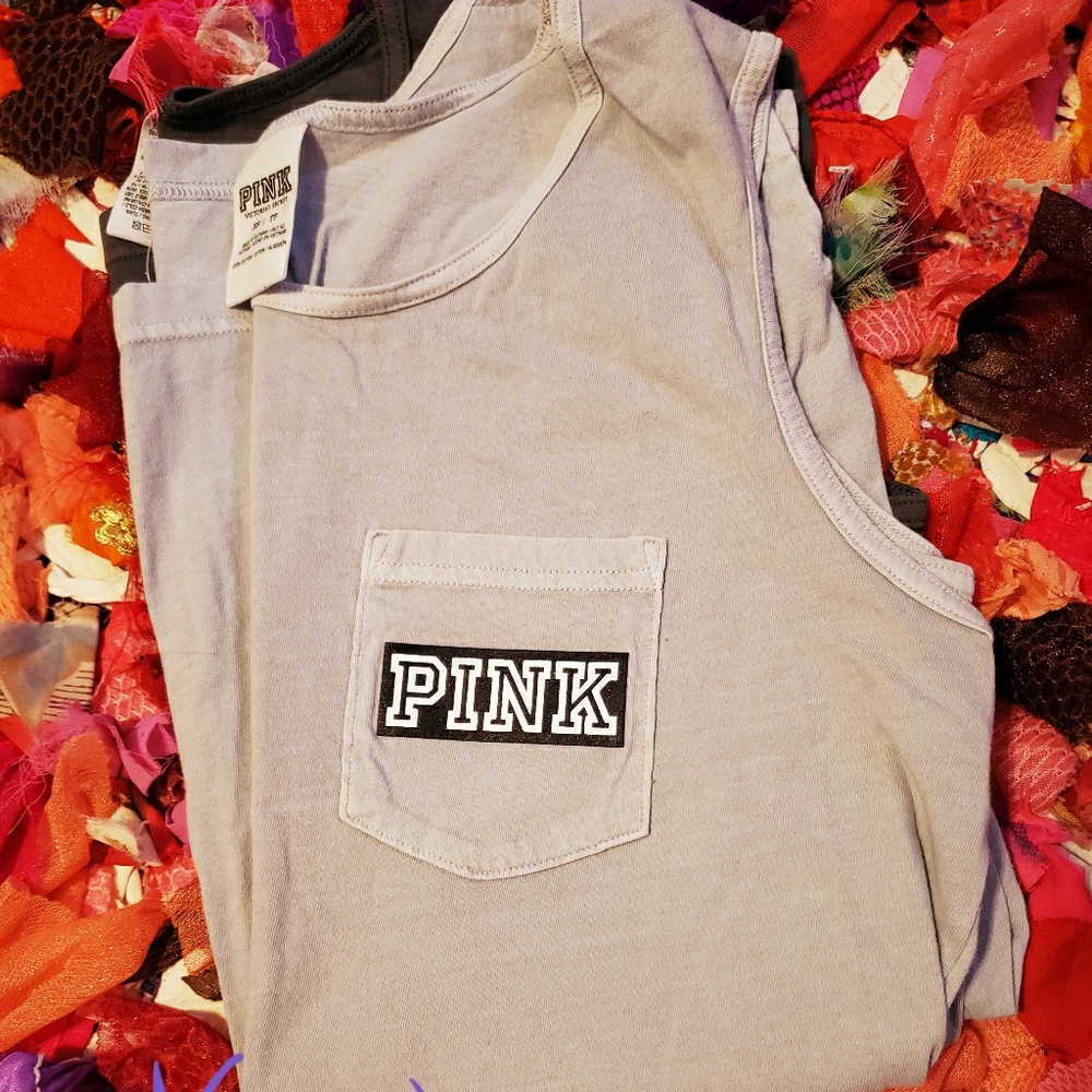 VS Pink campus tank, nwot